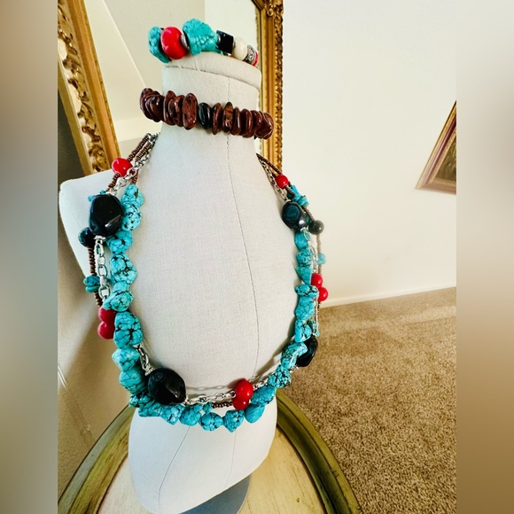 Southwestern Turquoise Jewelry lot - Picture 3 of 17